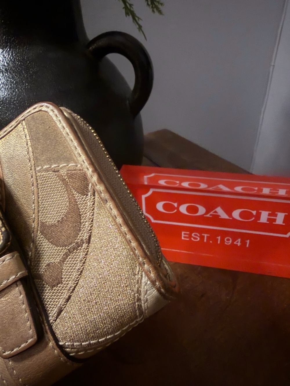Coach Patchwork Bifold Wallet - Picture 5 of 14